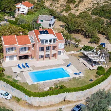 Villa Luxury Seafront Exclusive Pag With Private Pool By The On Pag Island