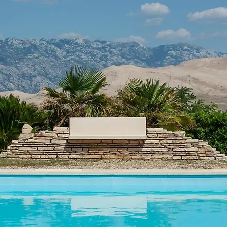 Villa Luxury Seafront Exclusive Pag With Private Pool By The On Pag Island *